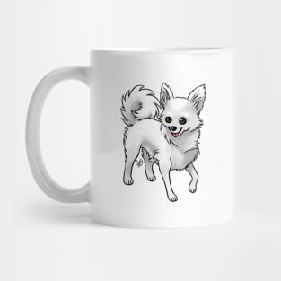 Dog - Chihuahua - Long Haired - White Mug